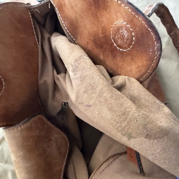 Patricia Nash Tan Leather Shoulder Bag Large Lionel Purse - Picture 13 of 16